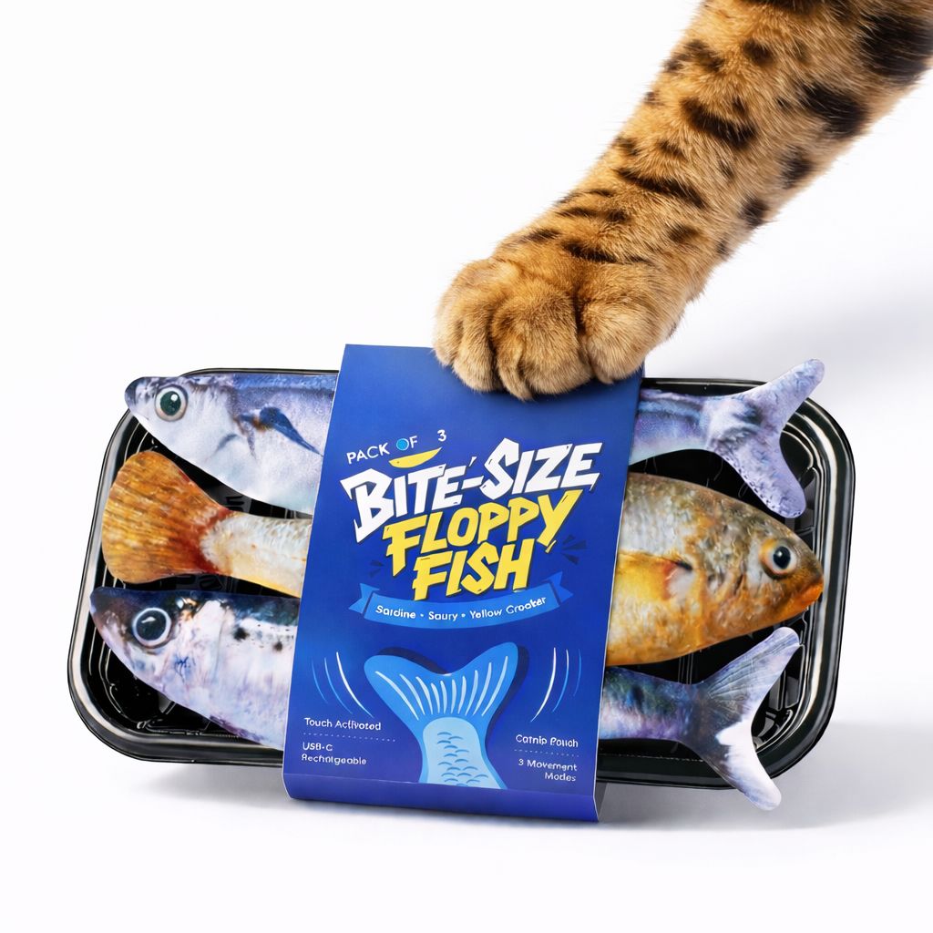 Flappy Fish Cat Toy